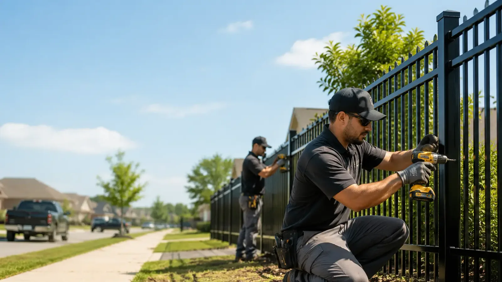 Metal Fence Installation in Shepardsville, IN